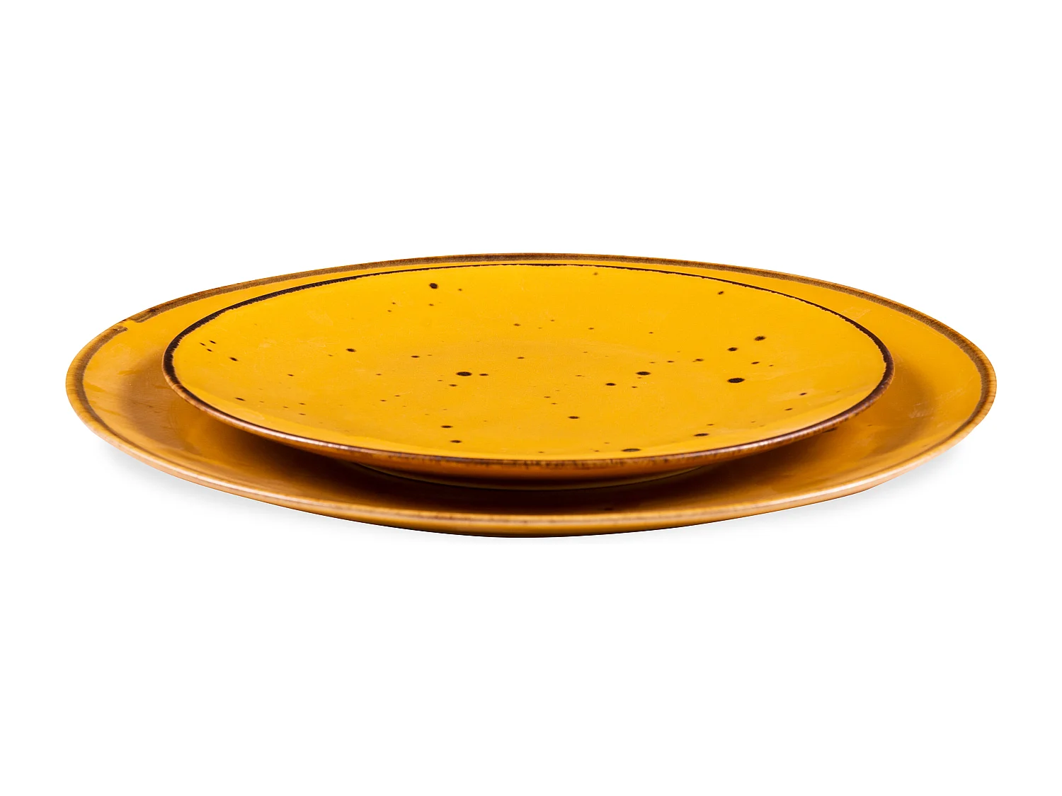 Tafelservice für 6 Personen (18 Tlg.) - Porzellan -  Gelb - ALUMINA