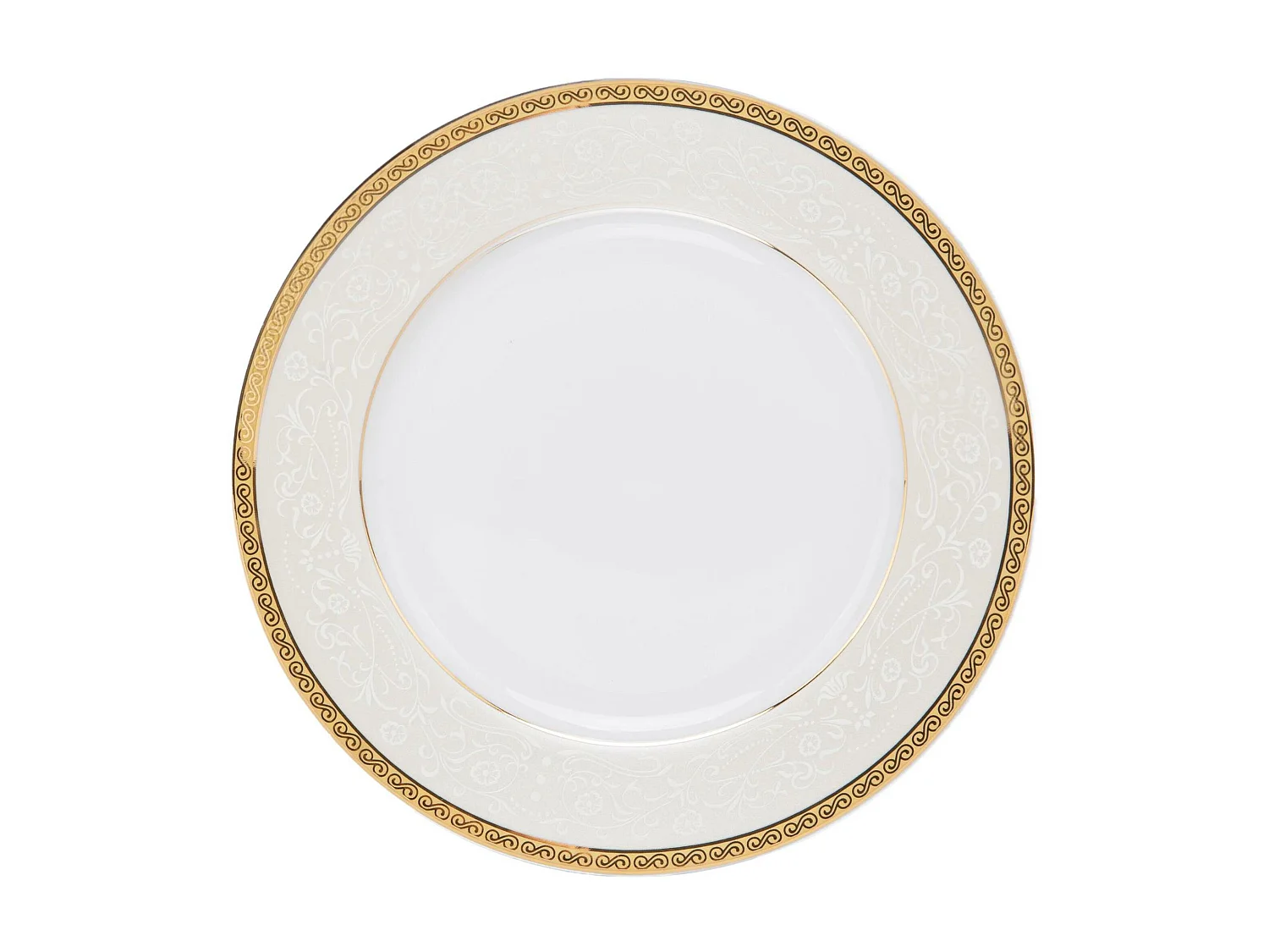 Abendessenservice für 6 Personen (18-tlg) - Porzellan - Gold - AGAWA GOLD