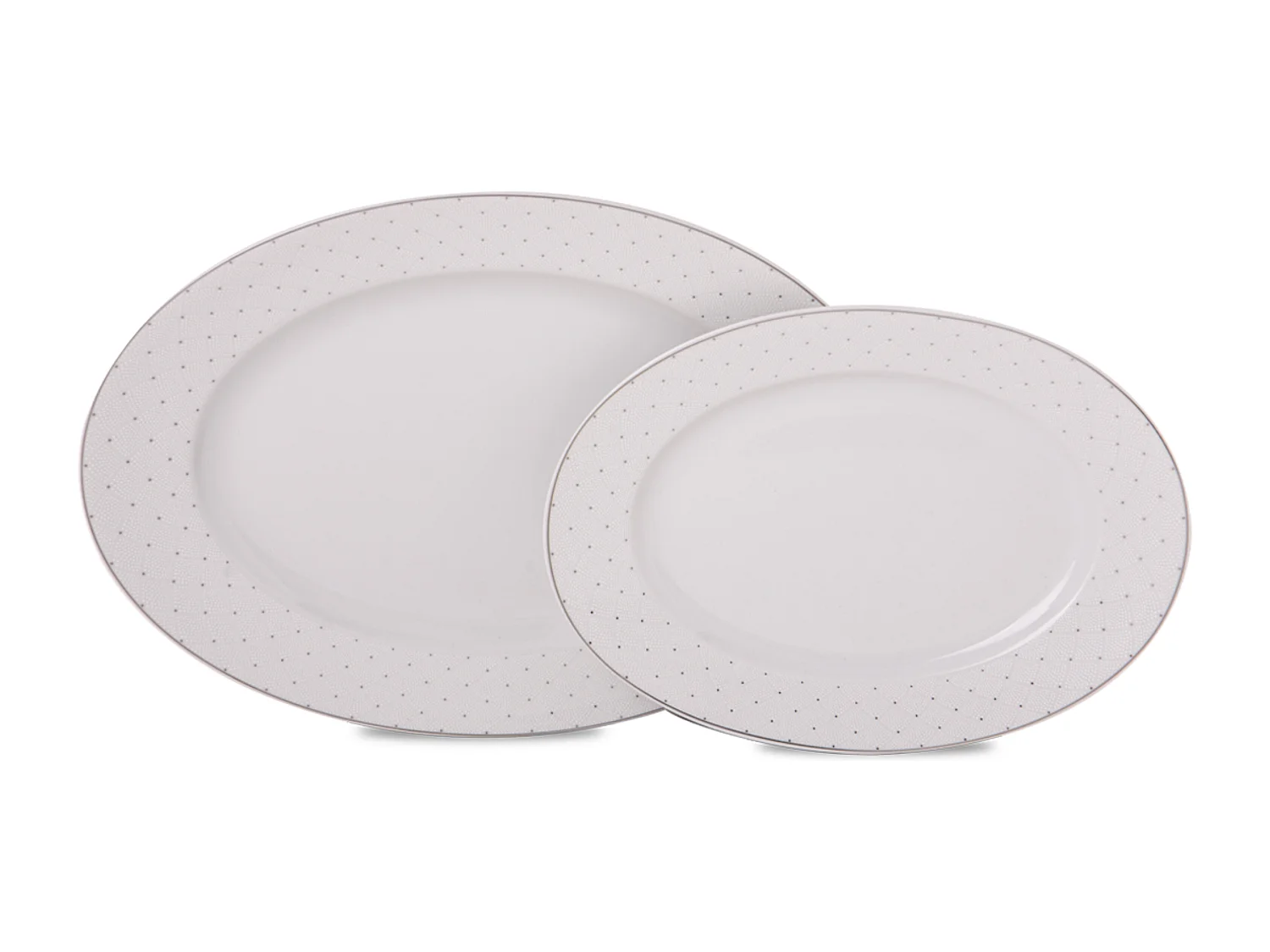 Tafelservice für 6 Personen (25-tlg.) - Porzellan - weiß - AMELIA CARMEN