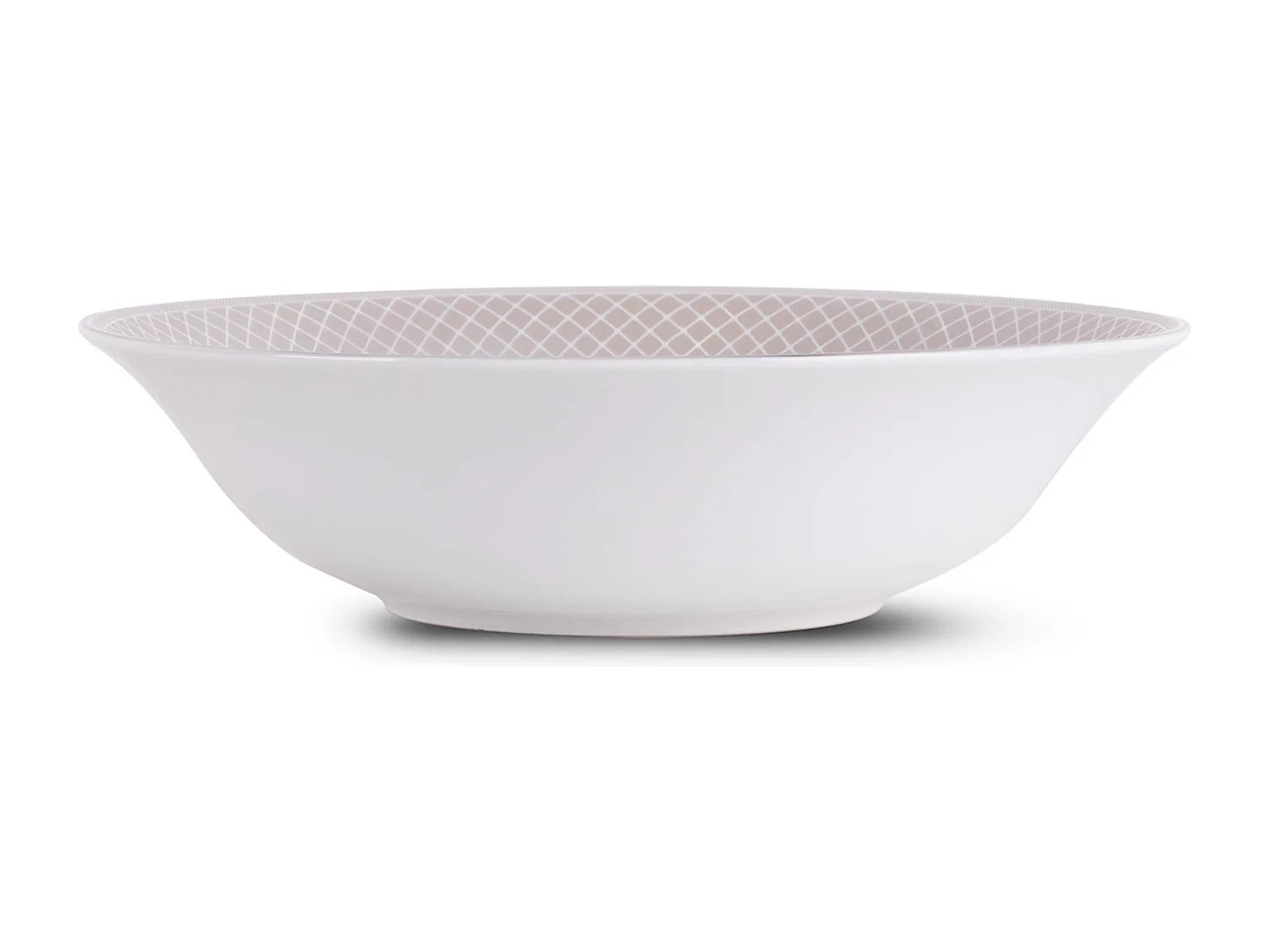 Abendessenservice für 6 Personen (24 Artikel) - Porzellan - Platin - SCANIA