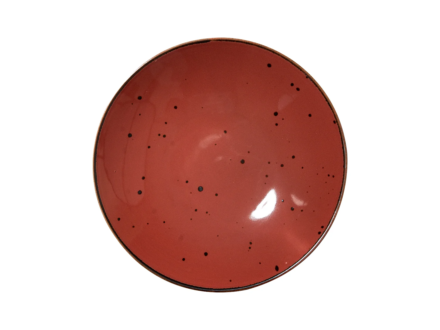 Tafelservice für 6 Personen 18 Tlg - Porzellan - rot - ALUMINA