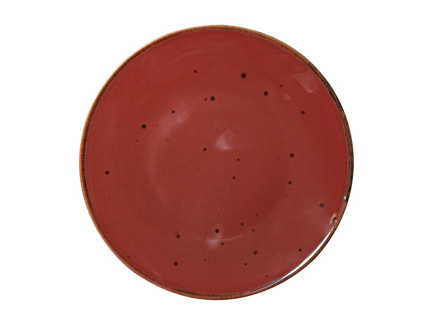 Tafelservice für 6 Personen 18 Tlg - Porzellan - rot - ALUMINA