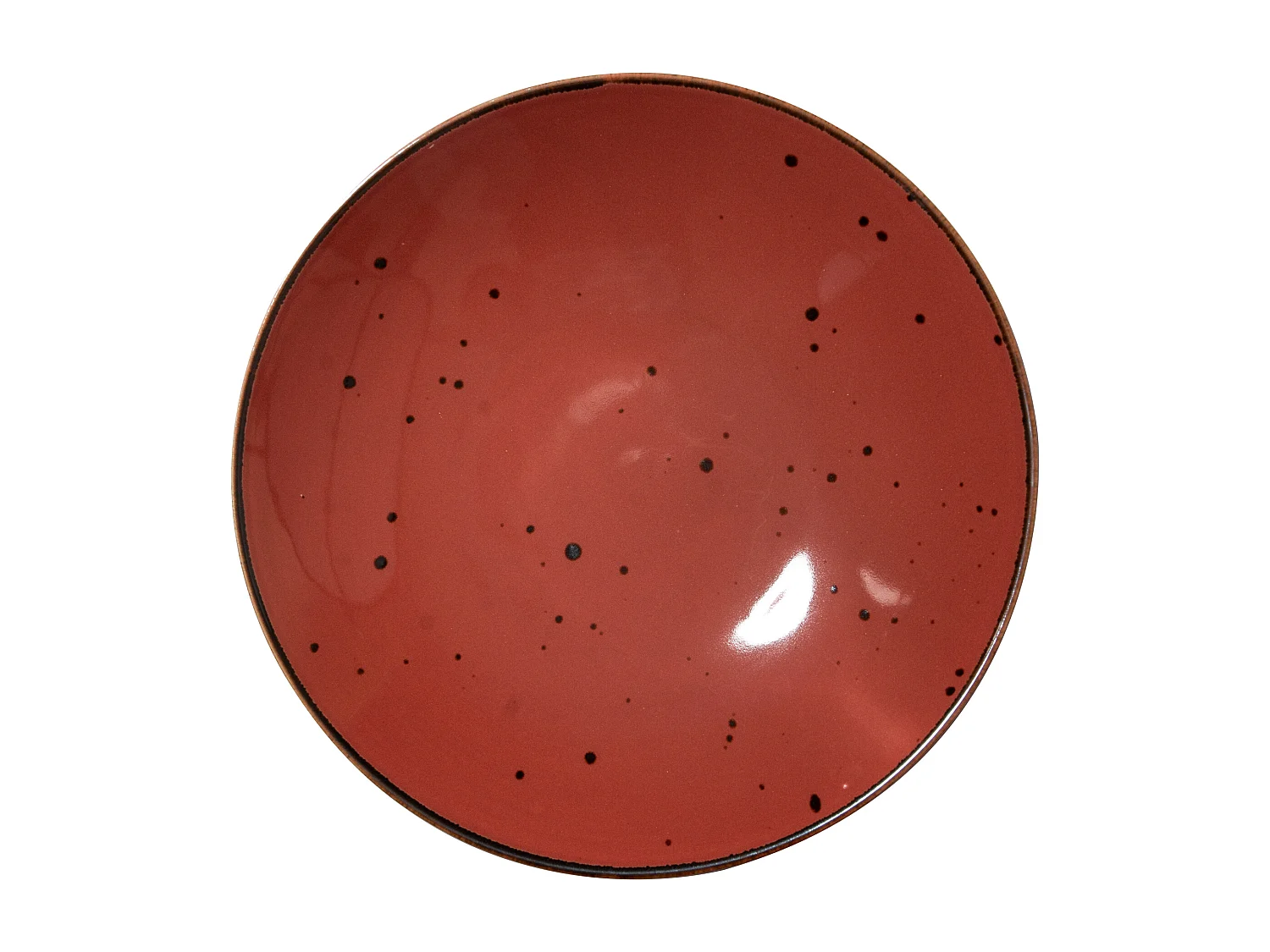 Tafelservice für 6 Personen 18 Tlg - Porzellan - rot - ALUMINA