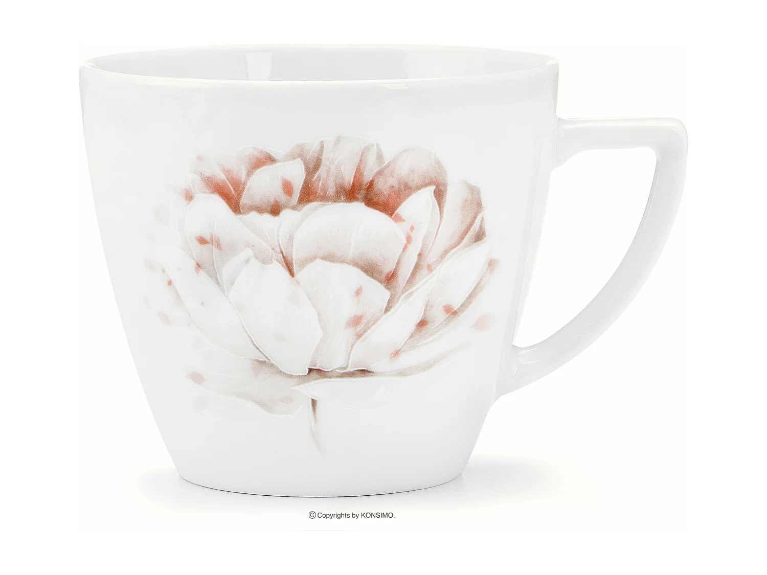 Kombiservice (30tlg) - Porzellan - Weiß/Rosa - BOSS