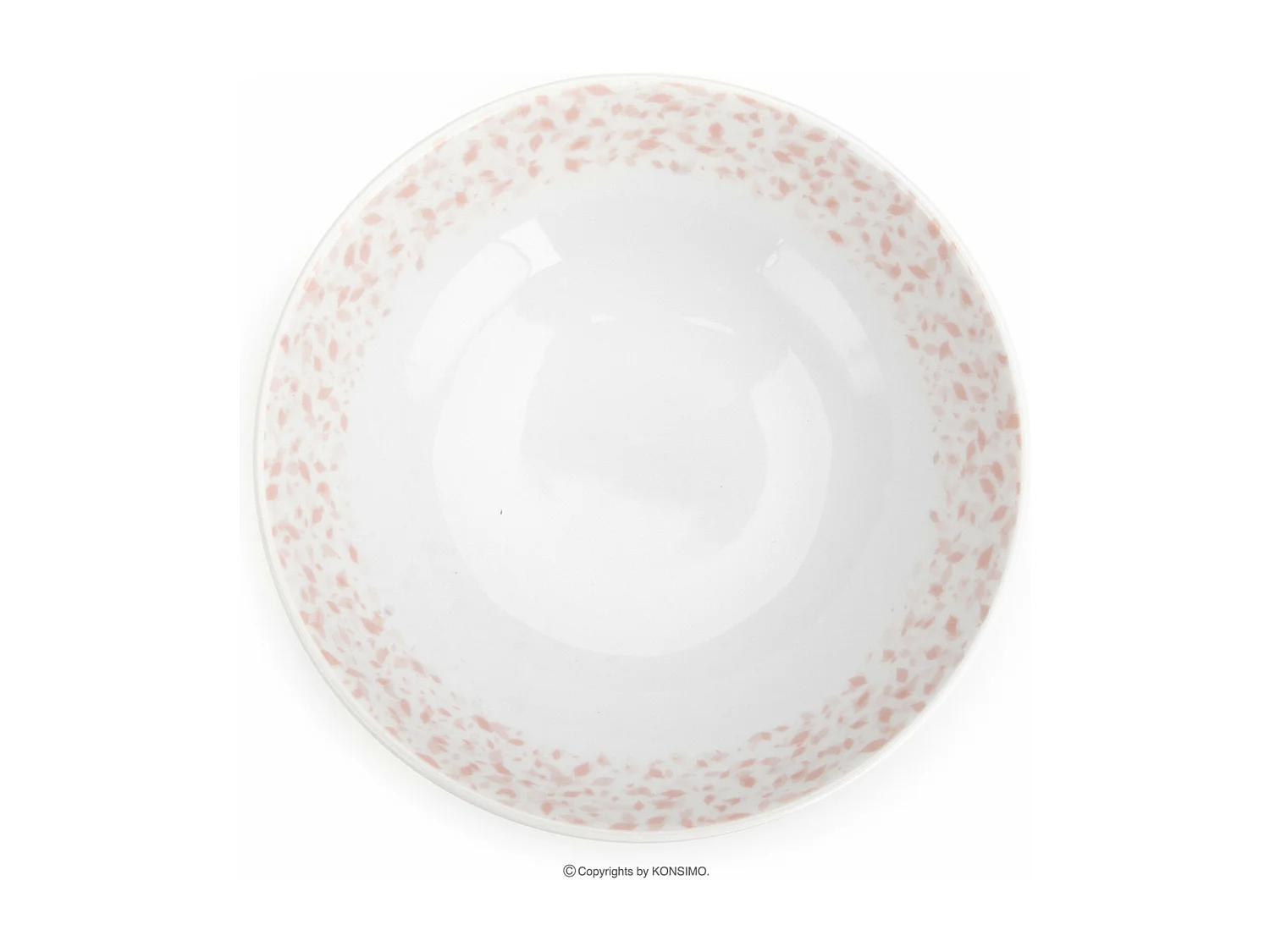 Kombiservice (30tlg) - Porzellan - Weiß/Rosa - BOSS