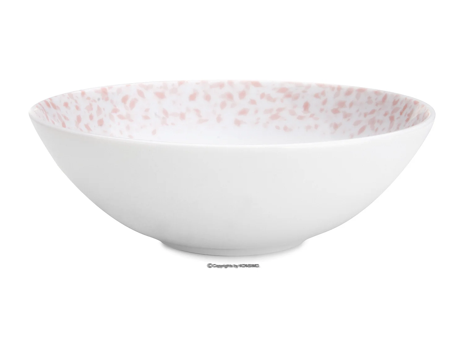 Kombiservice (30tlg) - Porzellan - Weiß/Rosa - BOSS