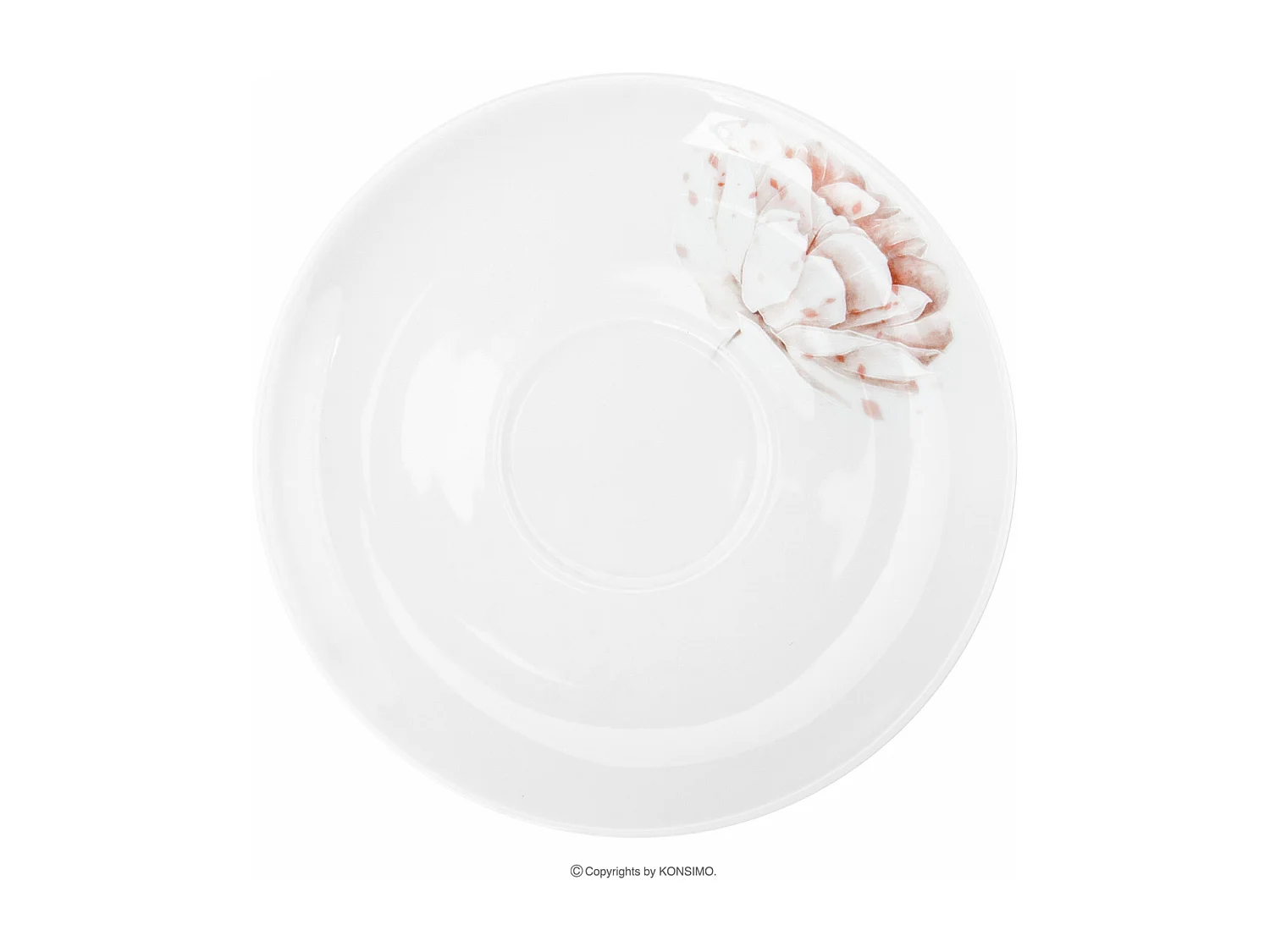 Kombiservice (30tlg) - Porzellan - Weiß/Rosa - BOSS