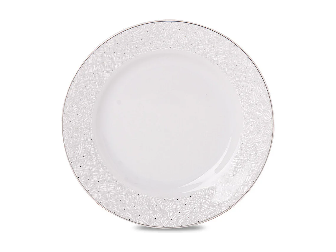 Tafelservice für 6 Personen (18-tlg.) - Porzellan - weiß - AMELIA CARMEN