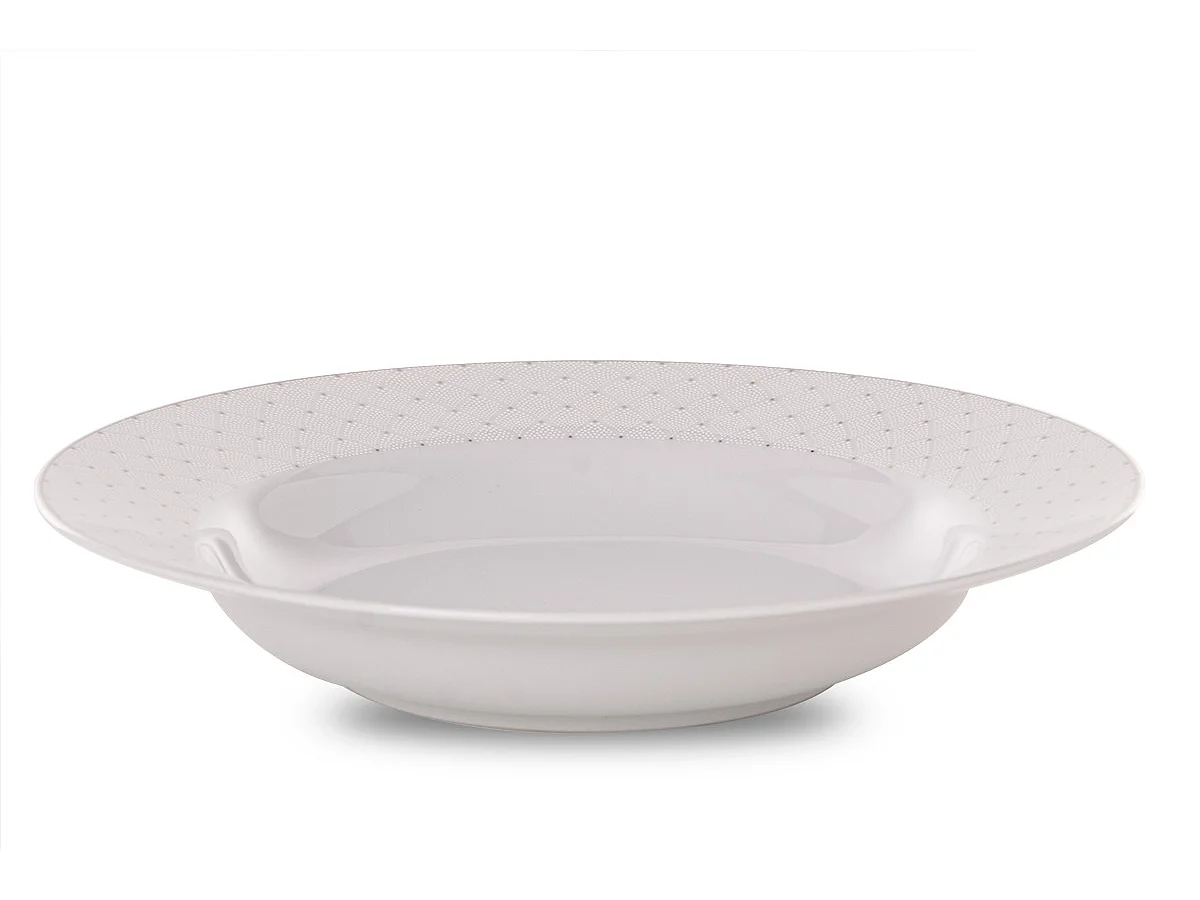 Tafelservice für 6 Personen (18-tlg.) - Porzellan - weiß - AMELIA CARMEN