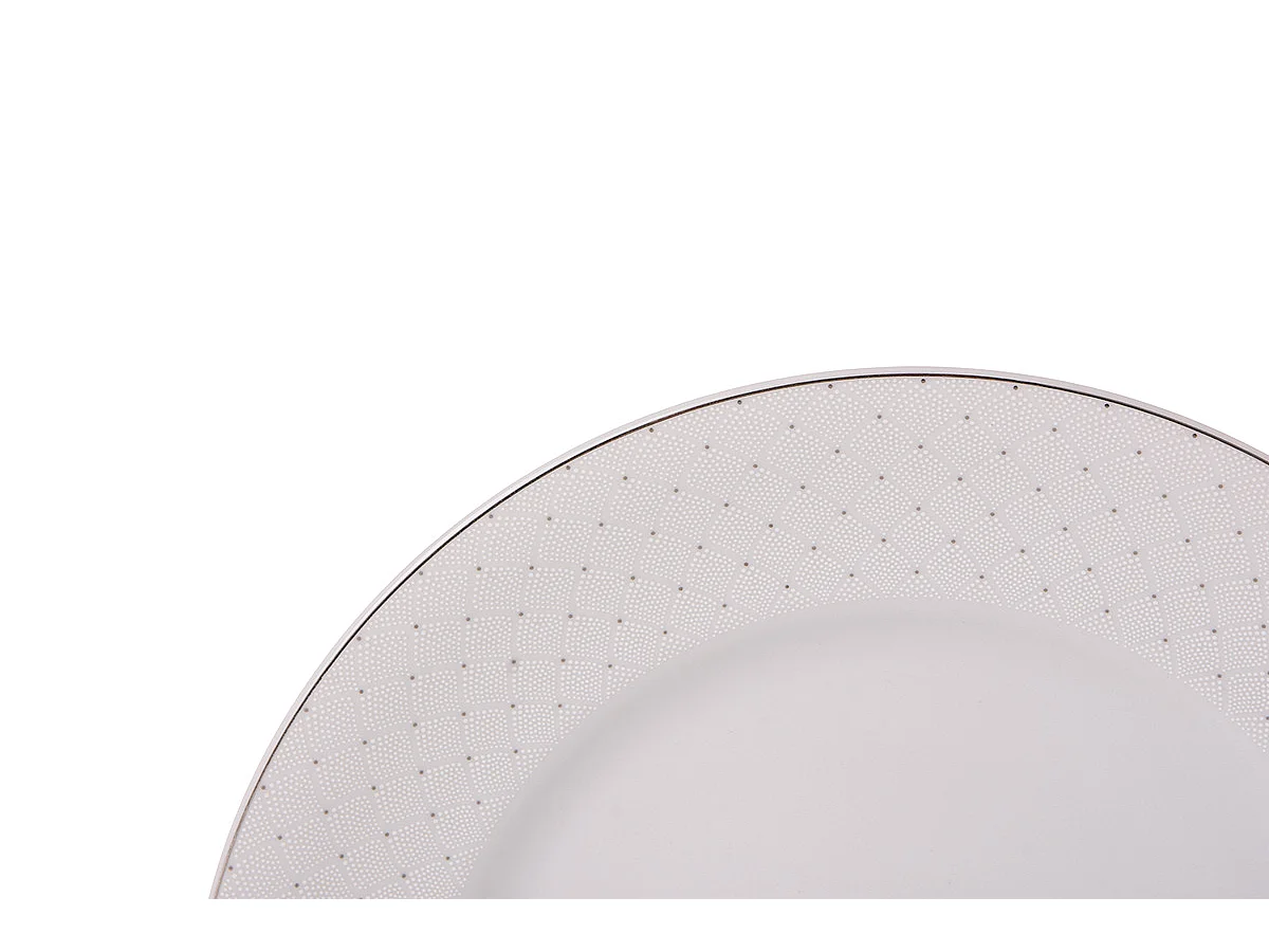 Tafelservice für 6 Personen (18-tlg.) - Porzellan - weiß - AMELIA CARMEN