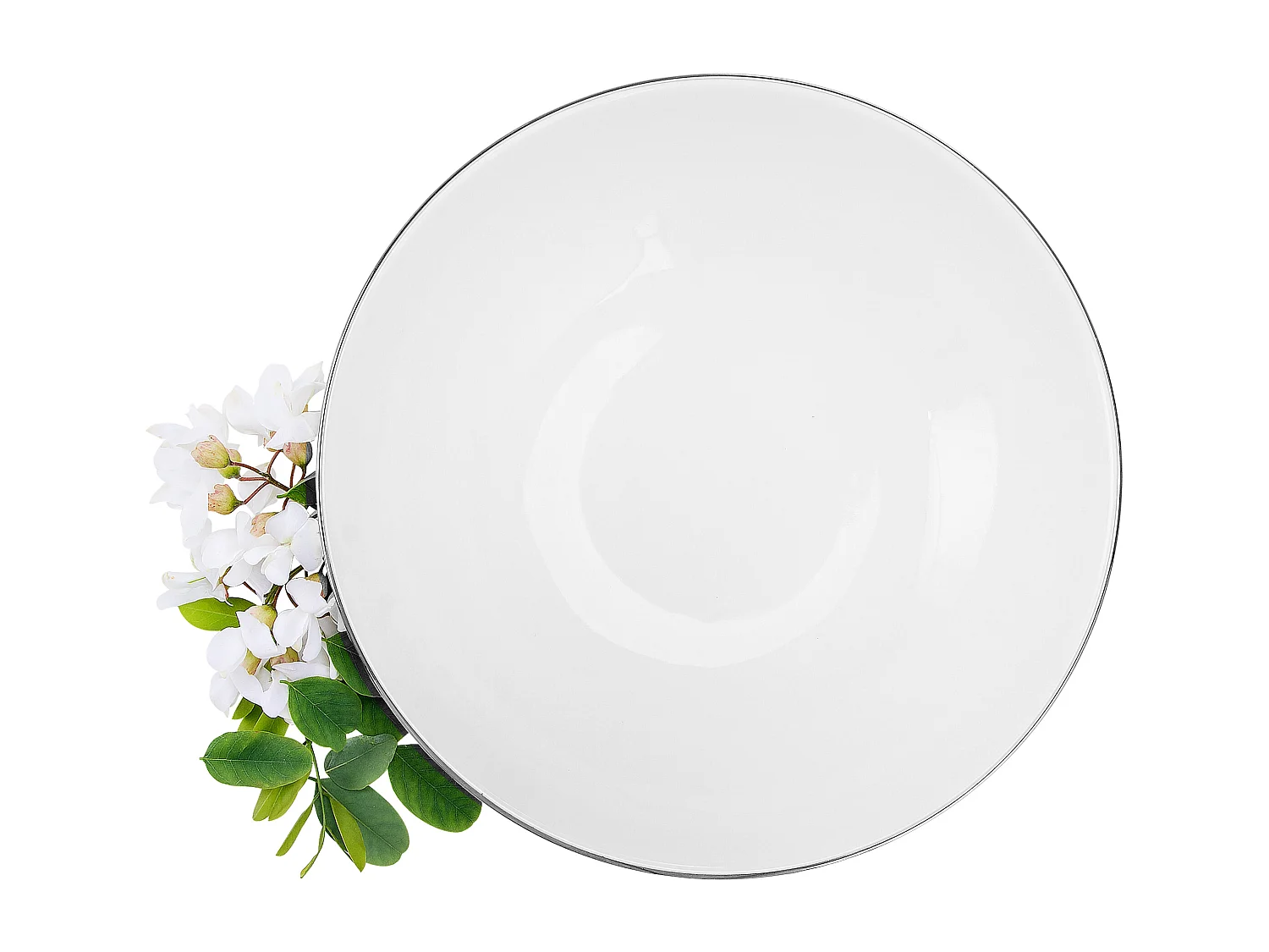 Kombiservice (24-tlg) - 6 Personen - Porzellan - Weiß - BOSS