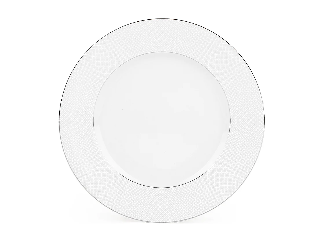 Tafelservice für 6 Personen (18-tlg.) - Porzellan - Weiß - AMELIA SATYNA