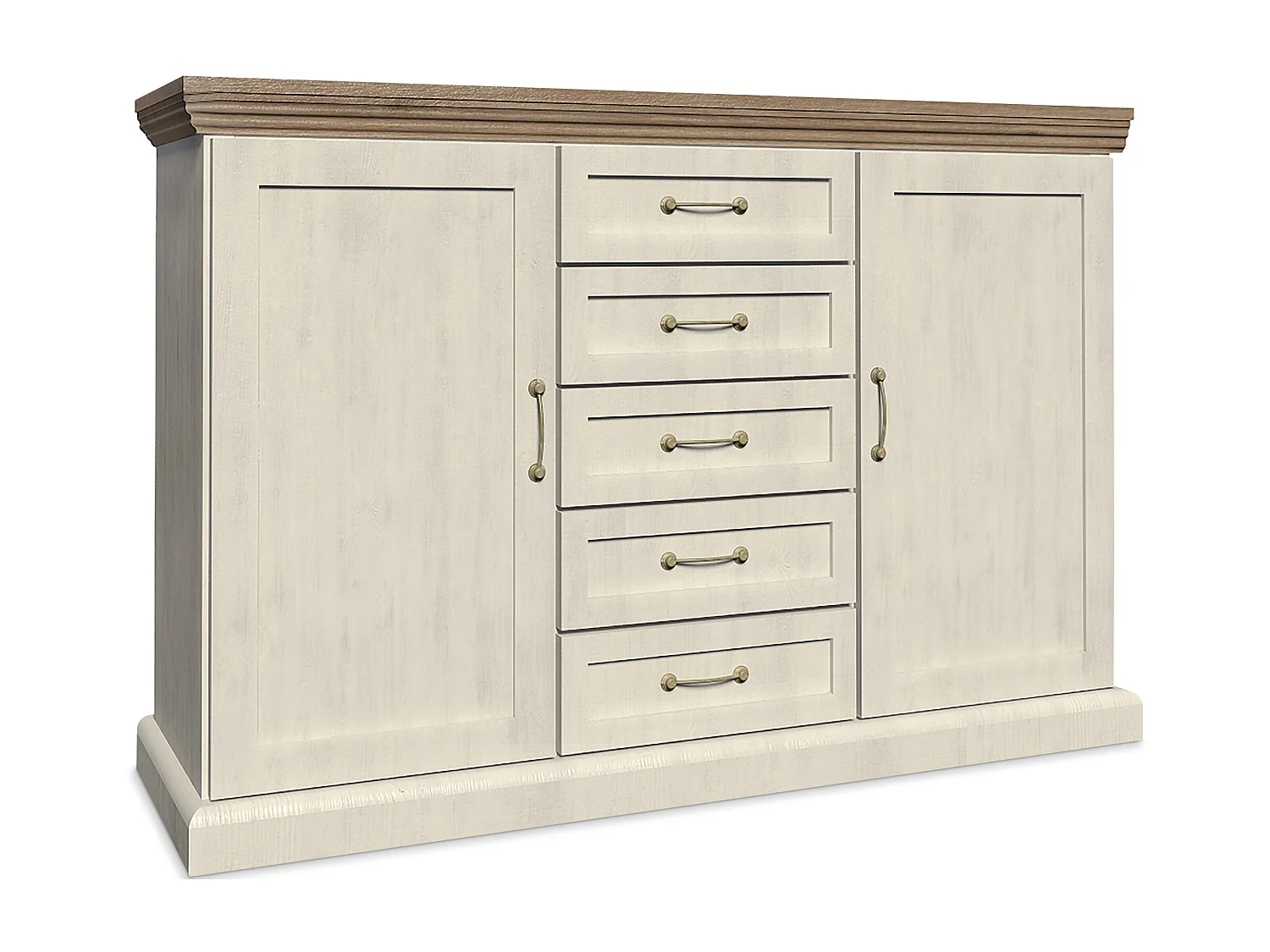 Kommode mit Schubladen - Cremefarben - ARVEN