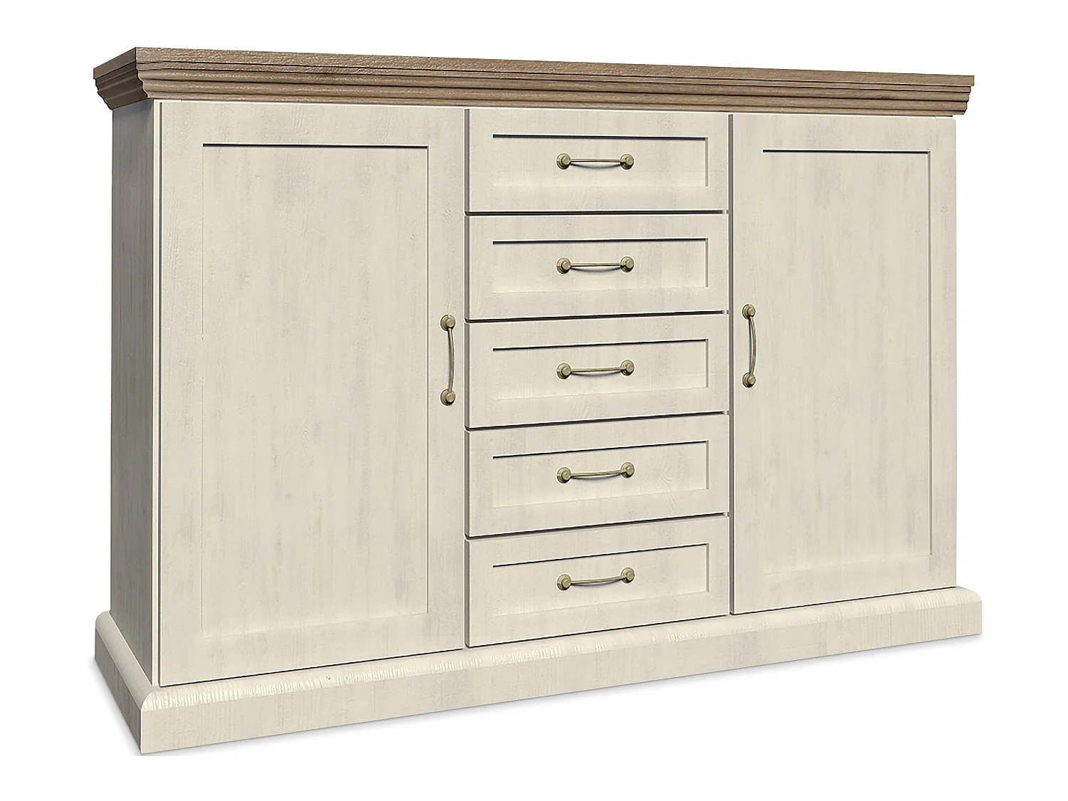 Kommode mit Schubladen - Cremefarben - ARVEN