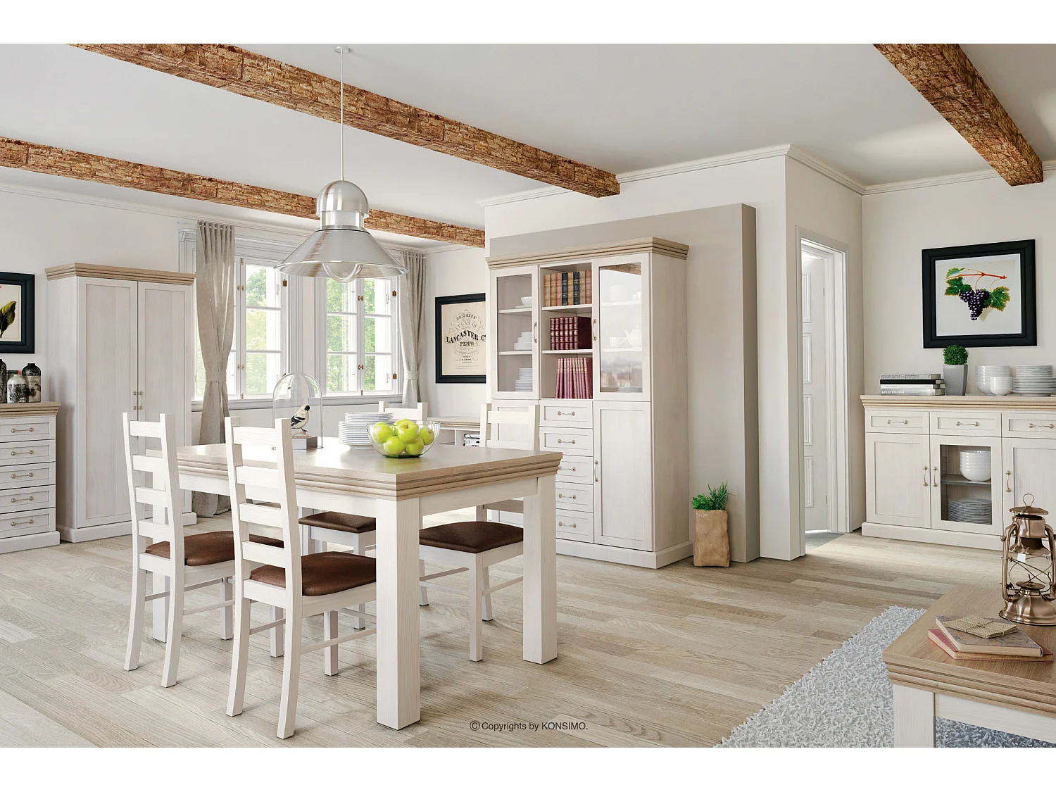 Kommode mit Schubladen - Cremefarben - ARVEN