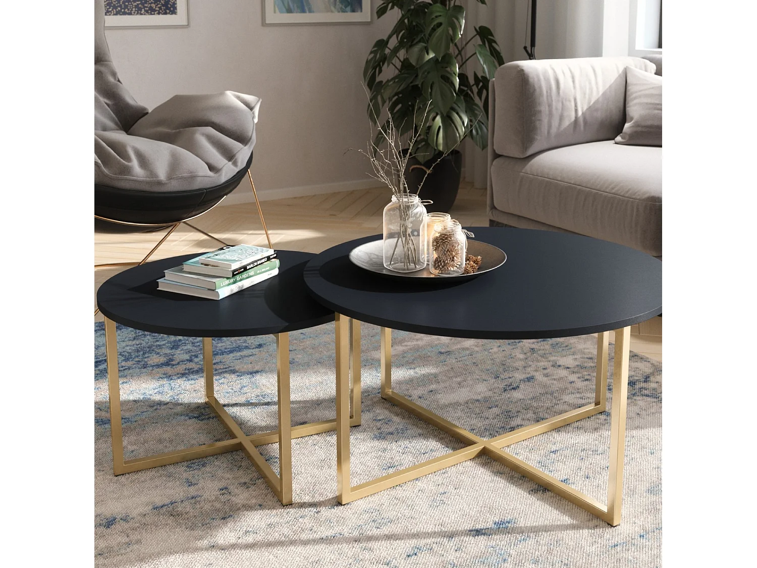 Couchtisch Wohnzimmertisch - mar-eblue - RUFES