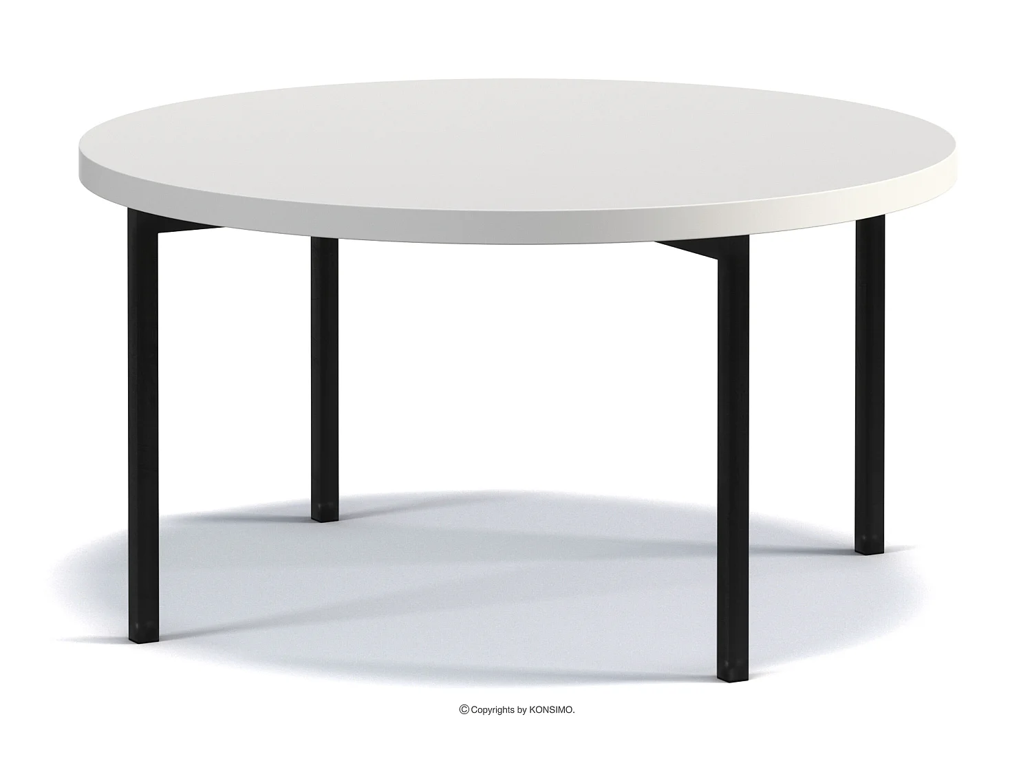 Couchtische Wohnzimmertisch - Spanplatte - weiß - GERIS