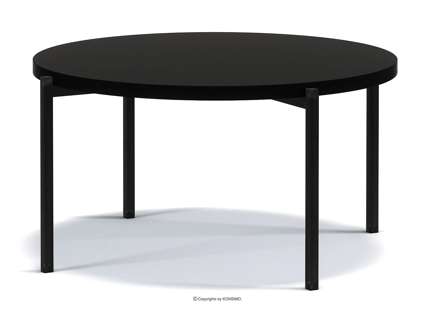 Couchtische Wohnzimmertisch - Spanplatte - schwarz - GERIS