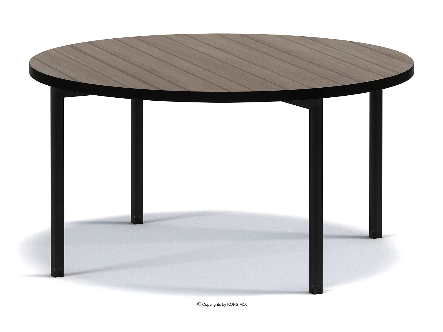 Couchtische Wohnzimmertisch - Spanplatte - dunkebraun - GERIS