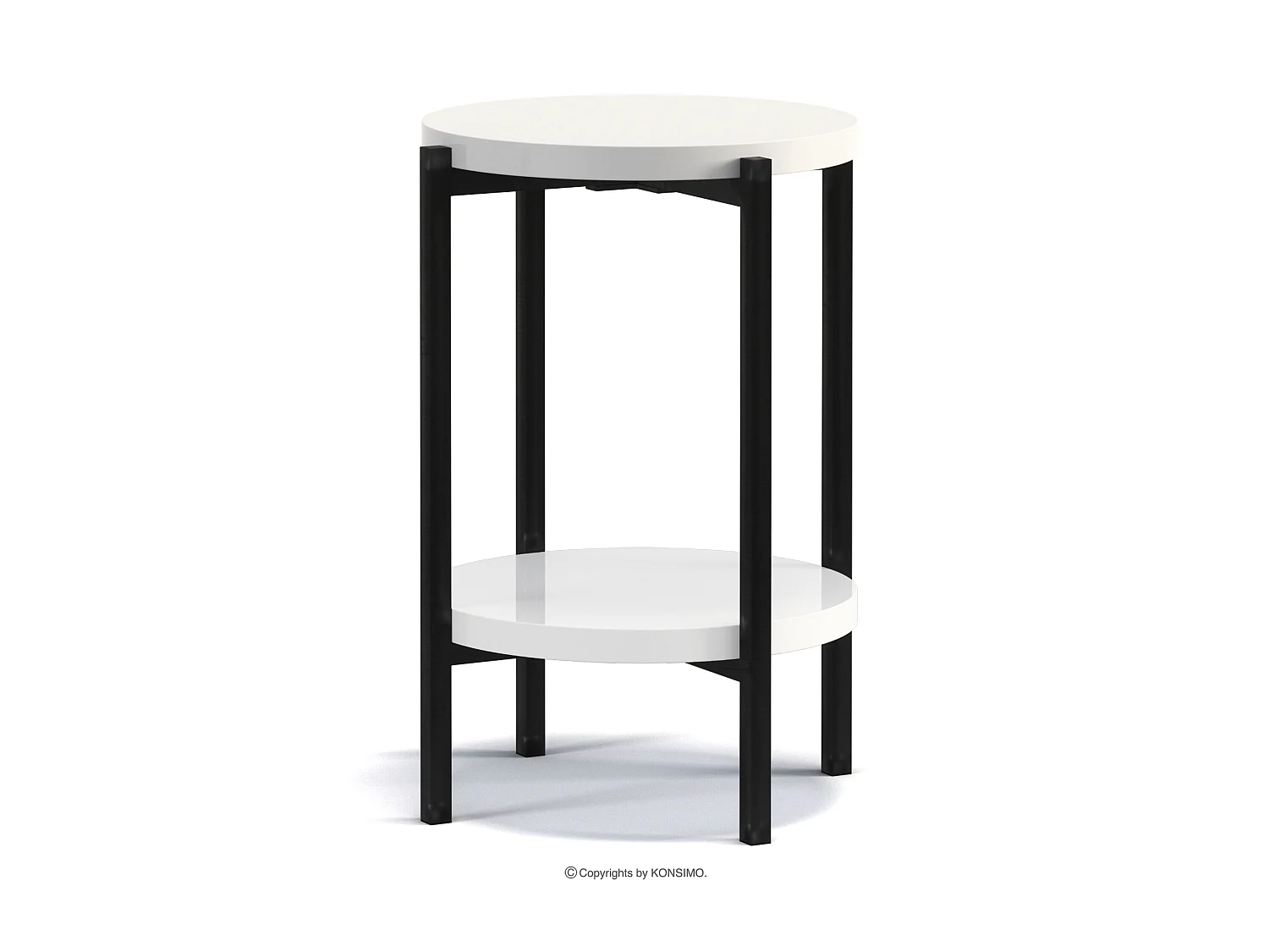 Couchtische Wohnzimmertisch - Spanplatte - weiß - GERIS