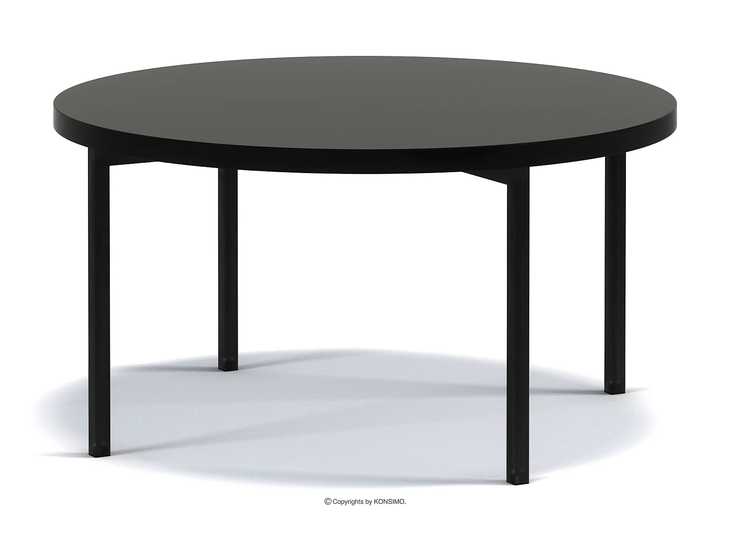 Couchtische Wohnzimmertisch - Spanplatte - schwarz - GERIS