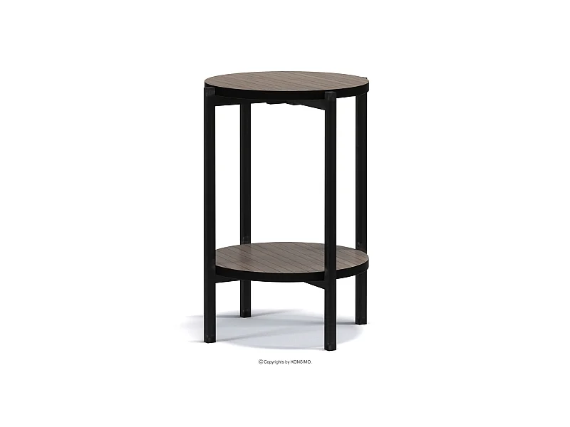 Couchtische Wohnzimmertisch - Spanplatte - dunkebraun - GERIS