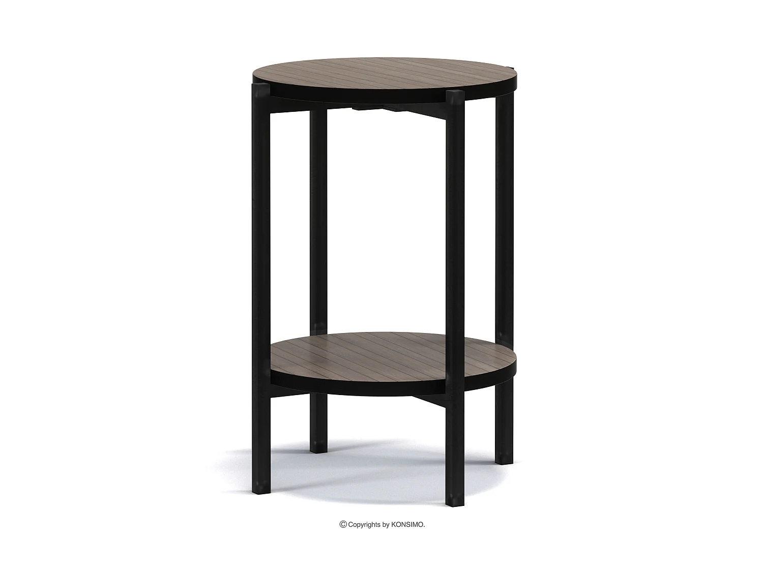 Couchtische Wohnzimmertisch - Spanplatte - dunkebraun - GERIS