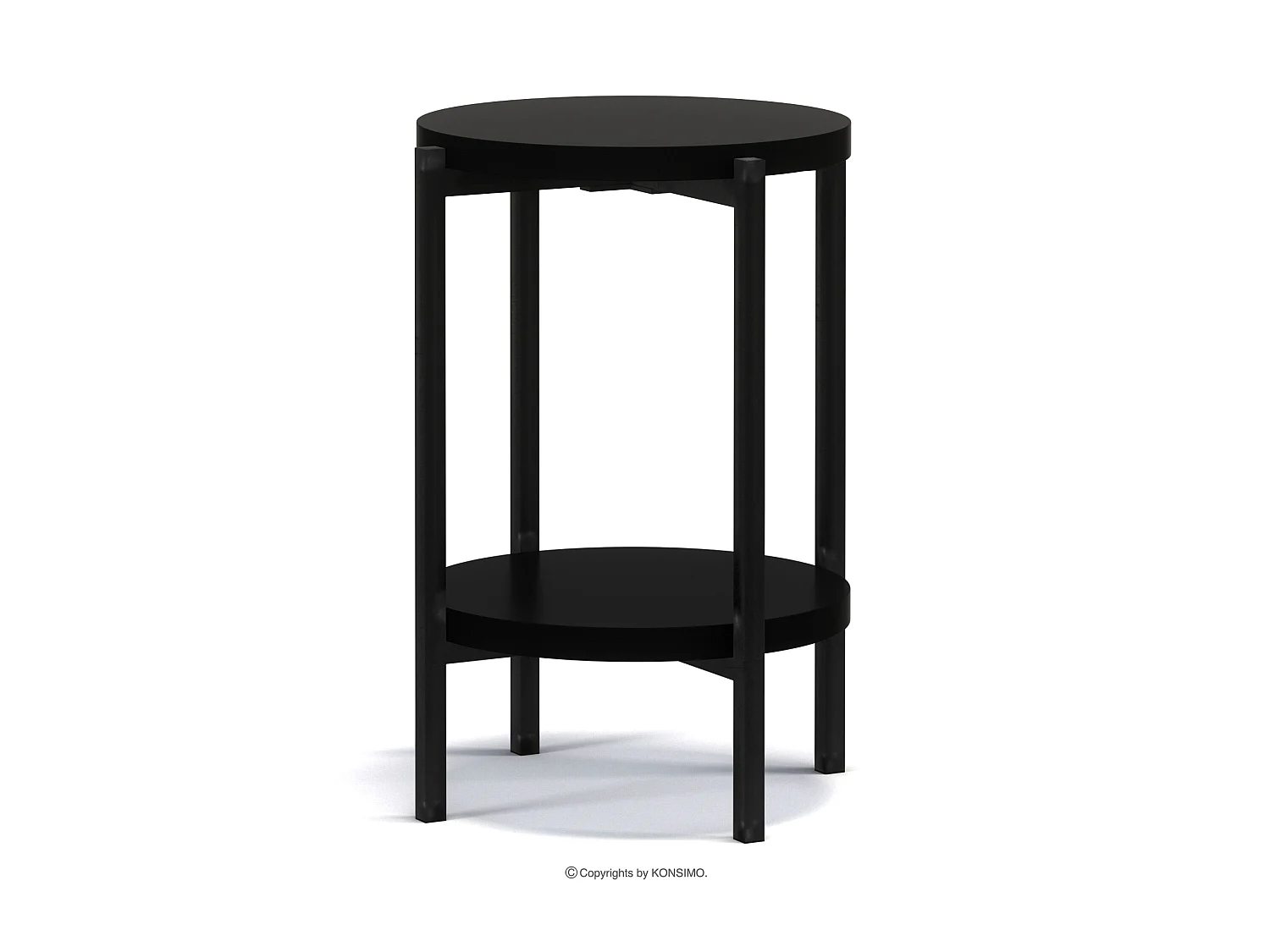 Couchtische Wohnzimmertisch - Spanplatte - schwarz - GERIS