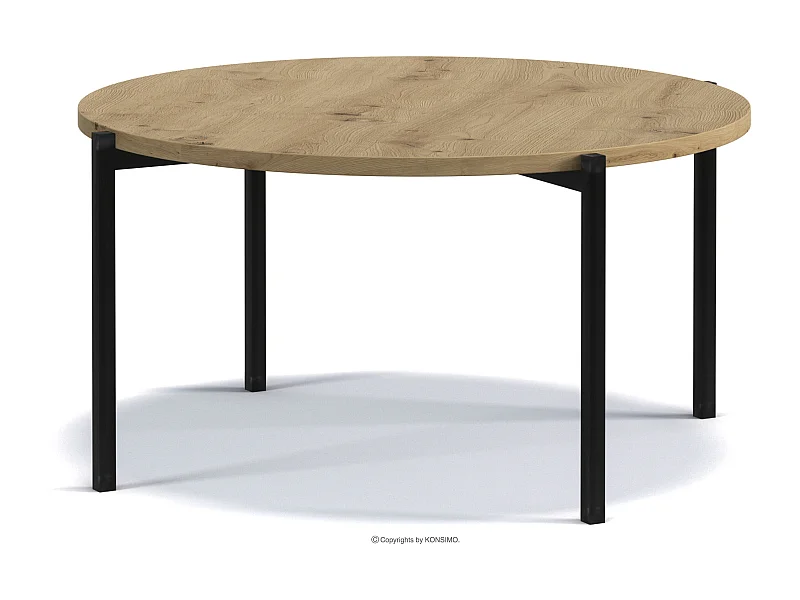 Couchtische Wohnzimmertisch - Spanplatte - dunkebraun - GERIS