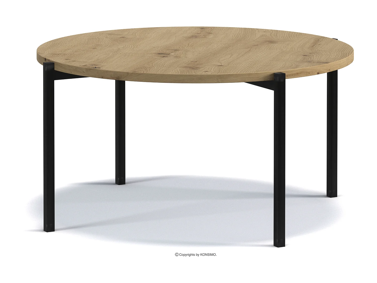 Couchtische Wohnzimmertisch - Spanplatte - dunkebraun - GERIS