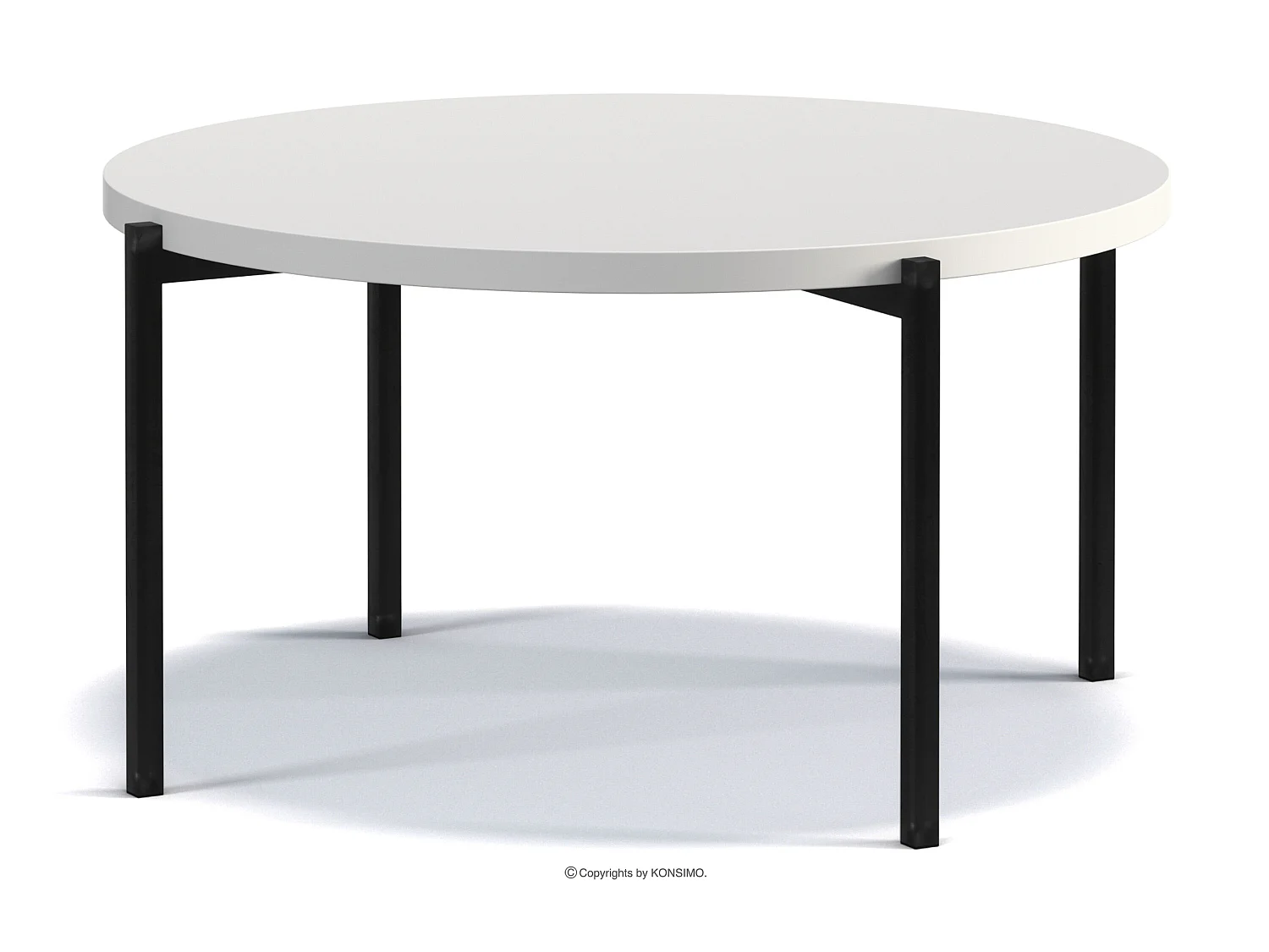 Couchtische Wohnzimmertisch - Spanplatte - weiß - GERIS