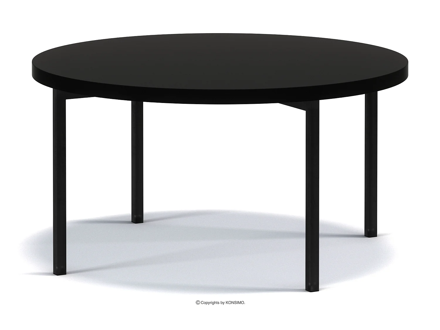 Couchtische Wohnzimmertisch - Spanplatte - schwarz - GERIS