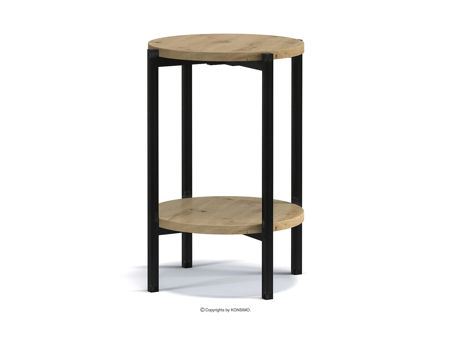 Couchtische Wohnzimmertisch - Spanplatte - dunkebraun - GERIS