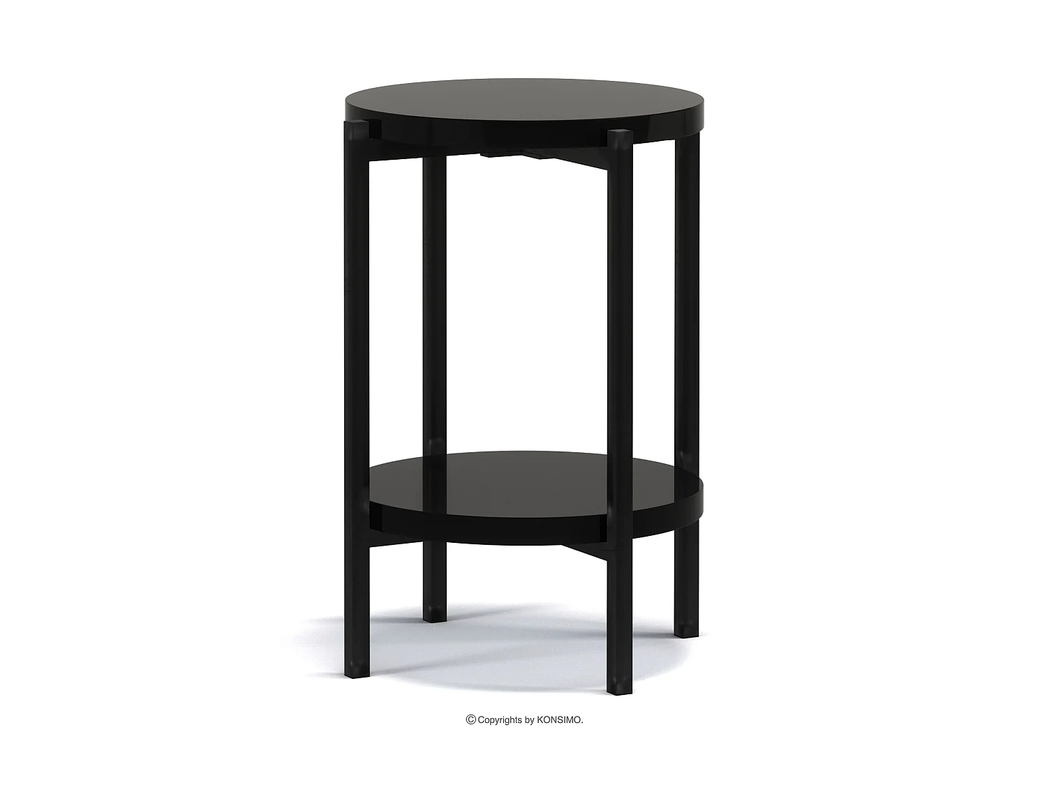 Couchtische Wohnzimmertisch - Spanplatte - schwarz - GERIS