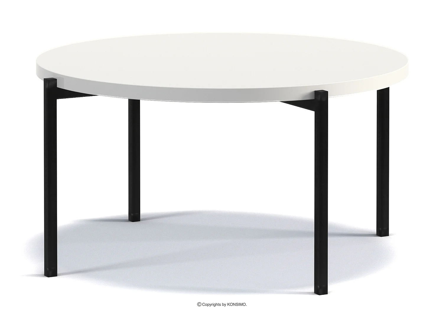 Couchtische Wohnzimmertisch - Spanplatte - weiß - GERIS