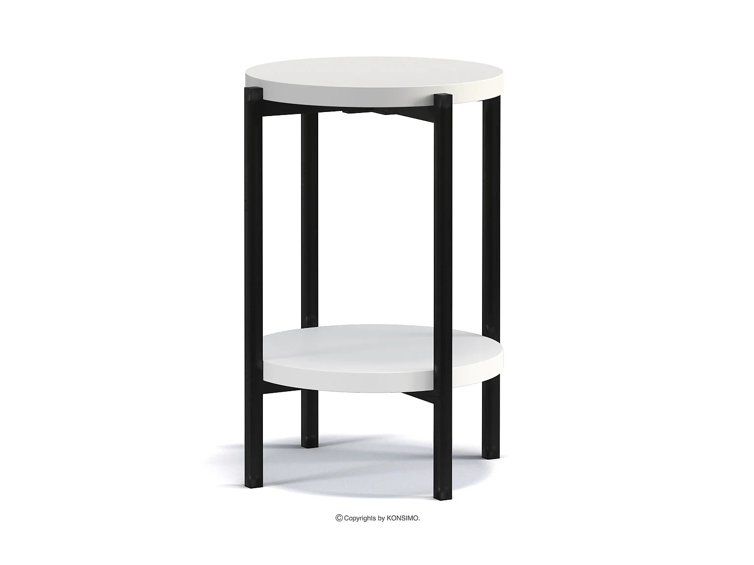 Couchtische Wohnzimmertisch - Spanplatte - weiß - GERIS