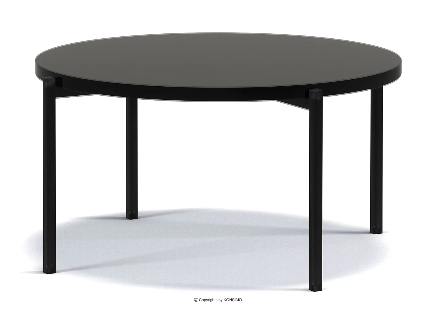 Couchtische Wohnzimmertisch - Spanplatte - schwarz - GERIS