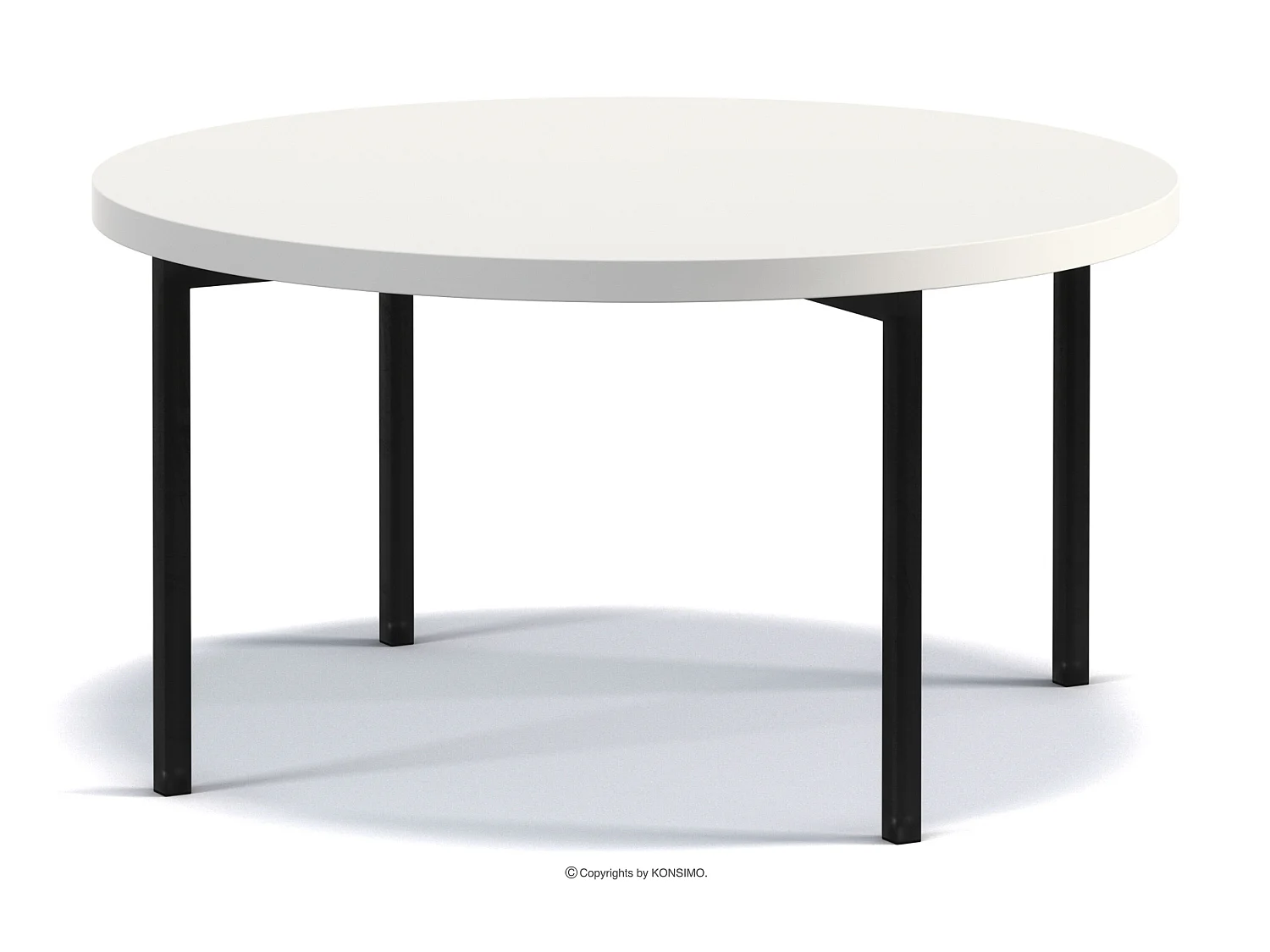 Couchtische Wohnzimmertisch - Spanplatte - weiß - GERIS