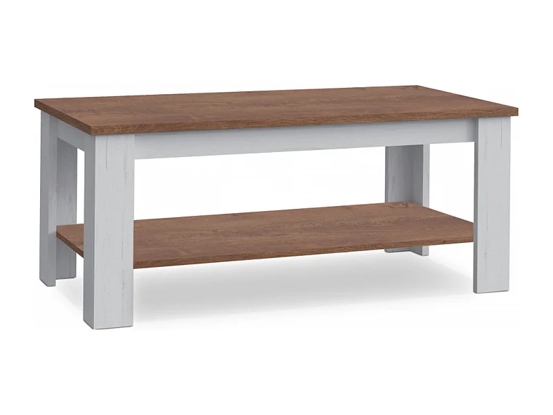 Couchtisch zeitloses Design - weiß - LEMAS