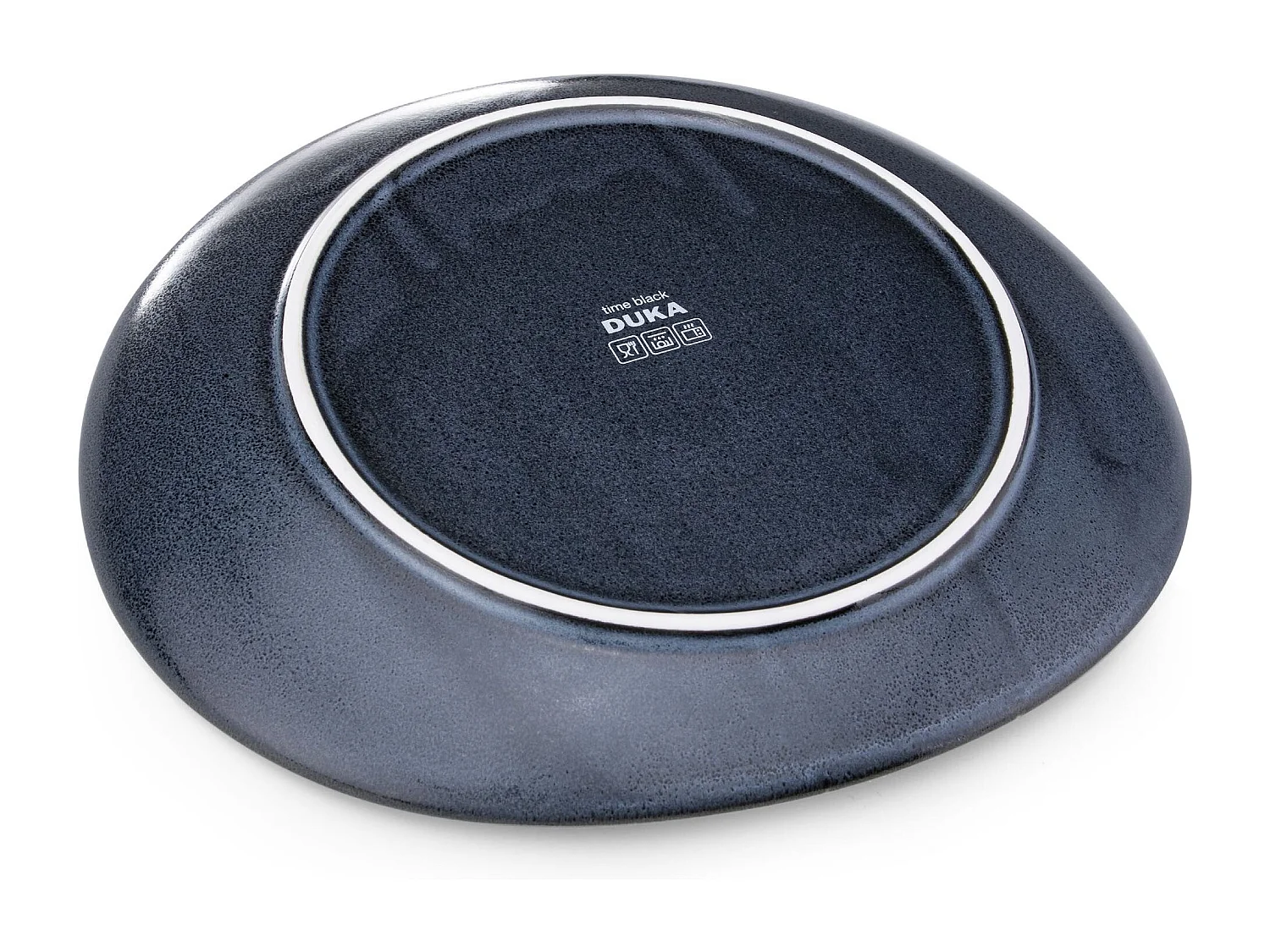 Speiseteller (6er-Set) - Porzellan - schwarz - TIME BLACK