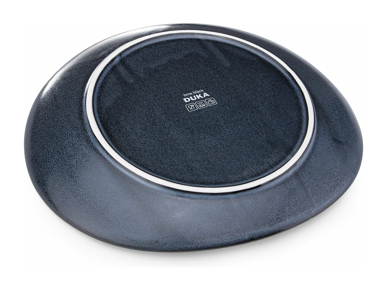 Speiseteller (6er-Set) - Porzellan - schwarz - TIME BLACK