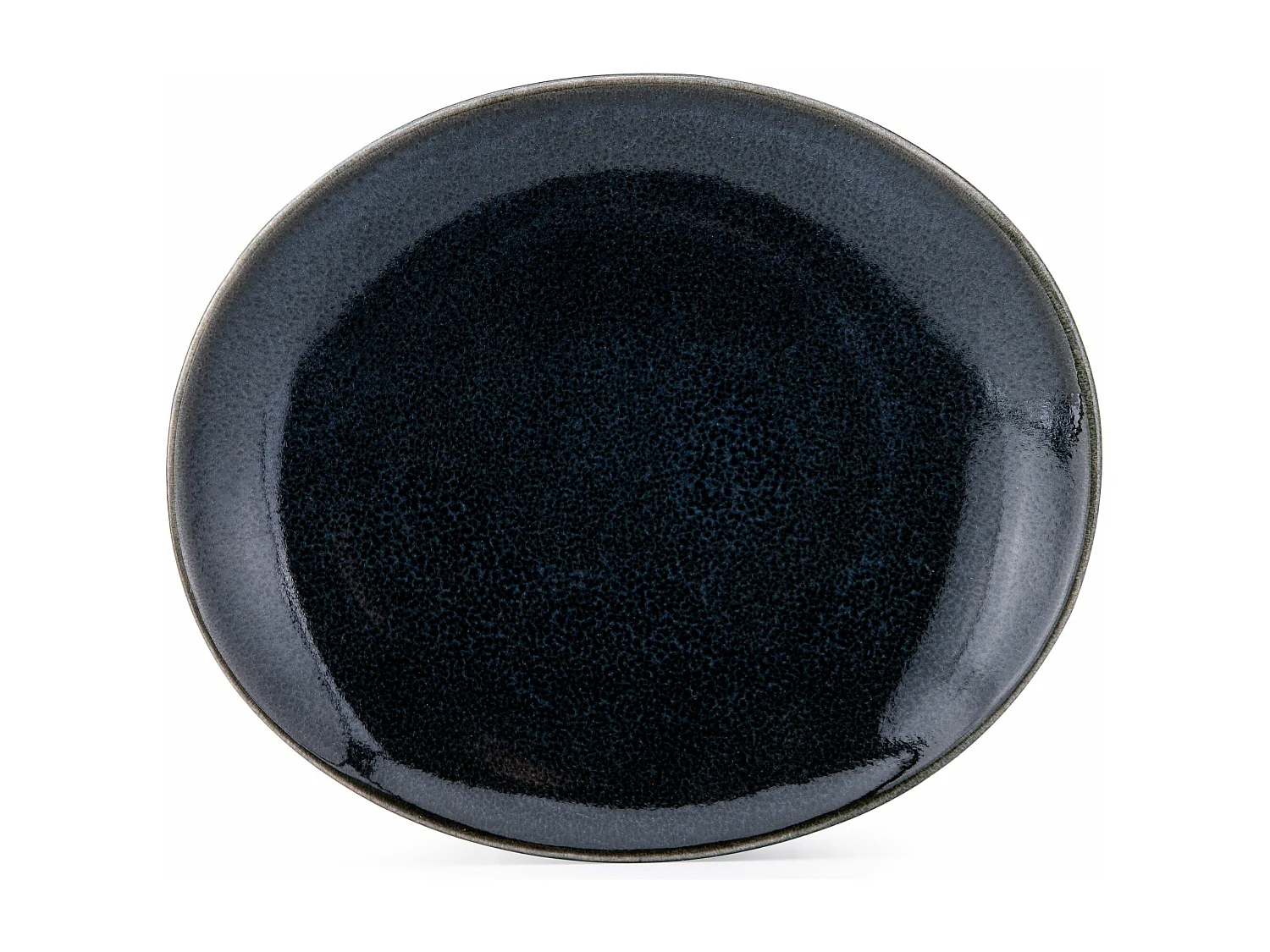 Dessertteller (6-tlg) 6 Personen  - Porzellan - schwarz - TIME BLACK