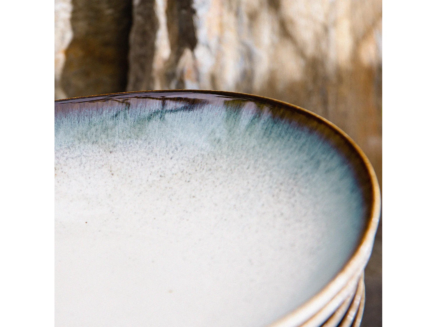 Suppenteller  6-tlg  - Porzellan - marineblue - TIME DIM