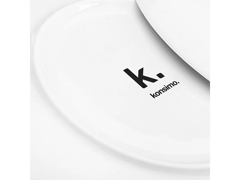 Dessertteller (6er-Set)  - Porzellan - weiß - MUSCARI