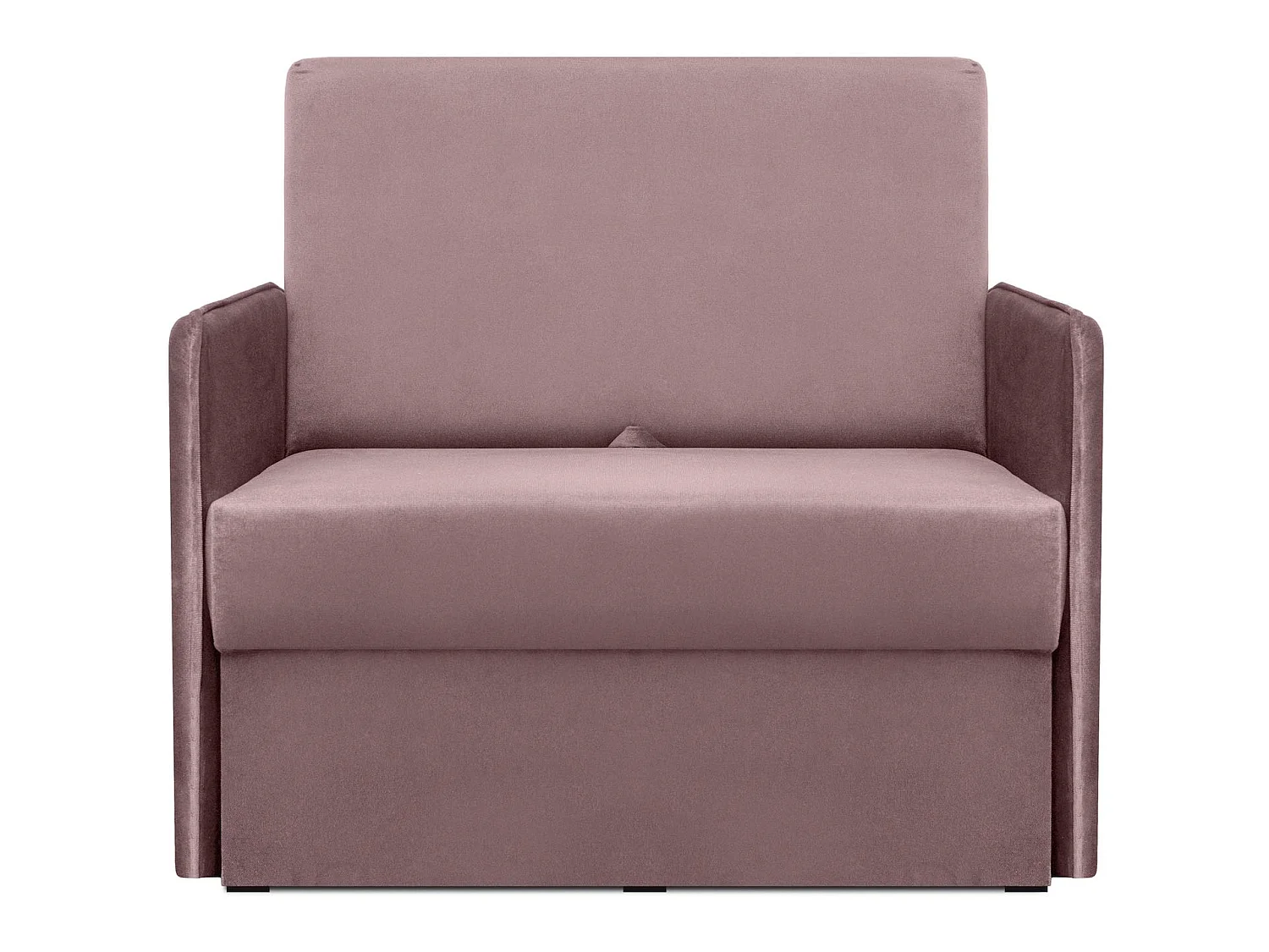 Klappsofa mit Schlaffunktion und Bettkasten - Rosa - PEDATU