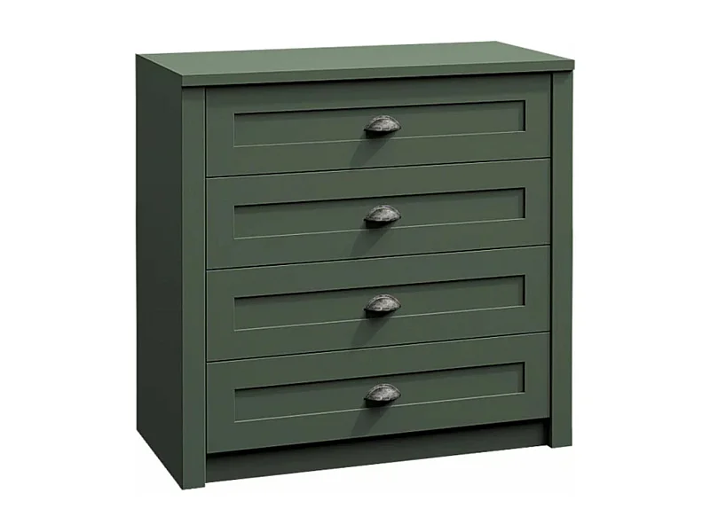 Schubkastenkommode - dunkelgrün - LEMAS