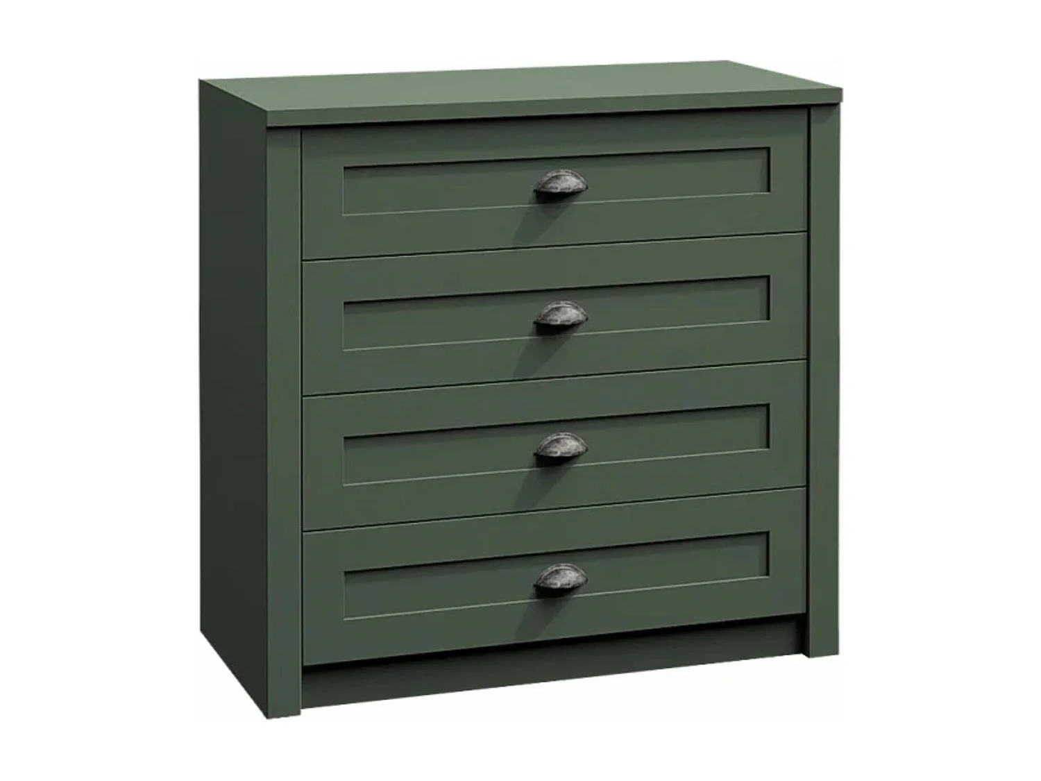 Schubkastenkommode - dunkelgrün - LEMAS