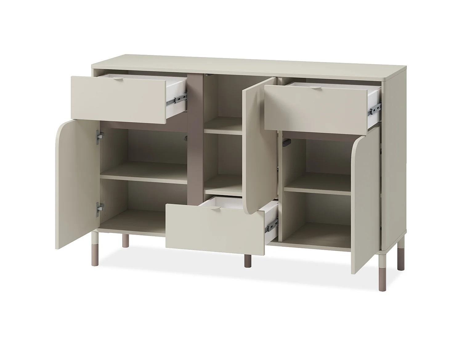 Kommode mit Schubladen  - Creme - CATTA