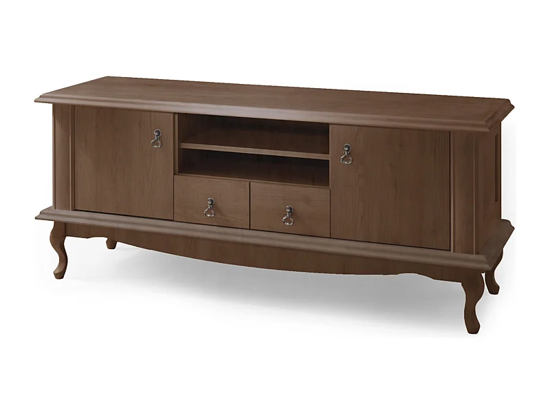 TV-Schränk mit Schubladen - braun - BRITON