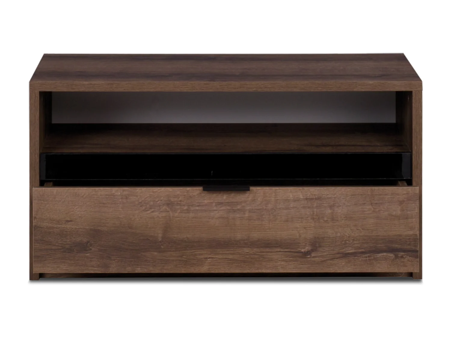 RTV-Schrank mit Türen mit Einlegeböde - braun - MERO